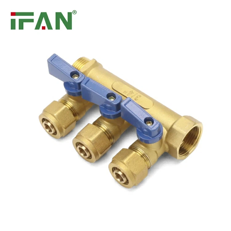 Manifold tembaga pemanasan lantai air